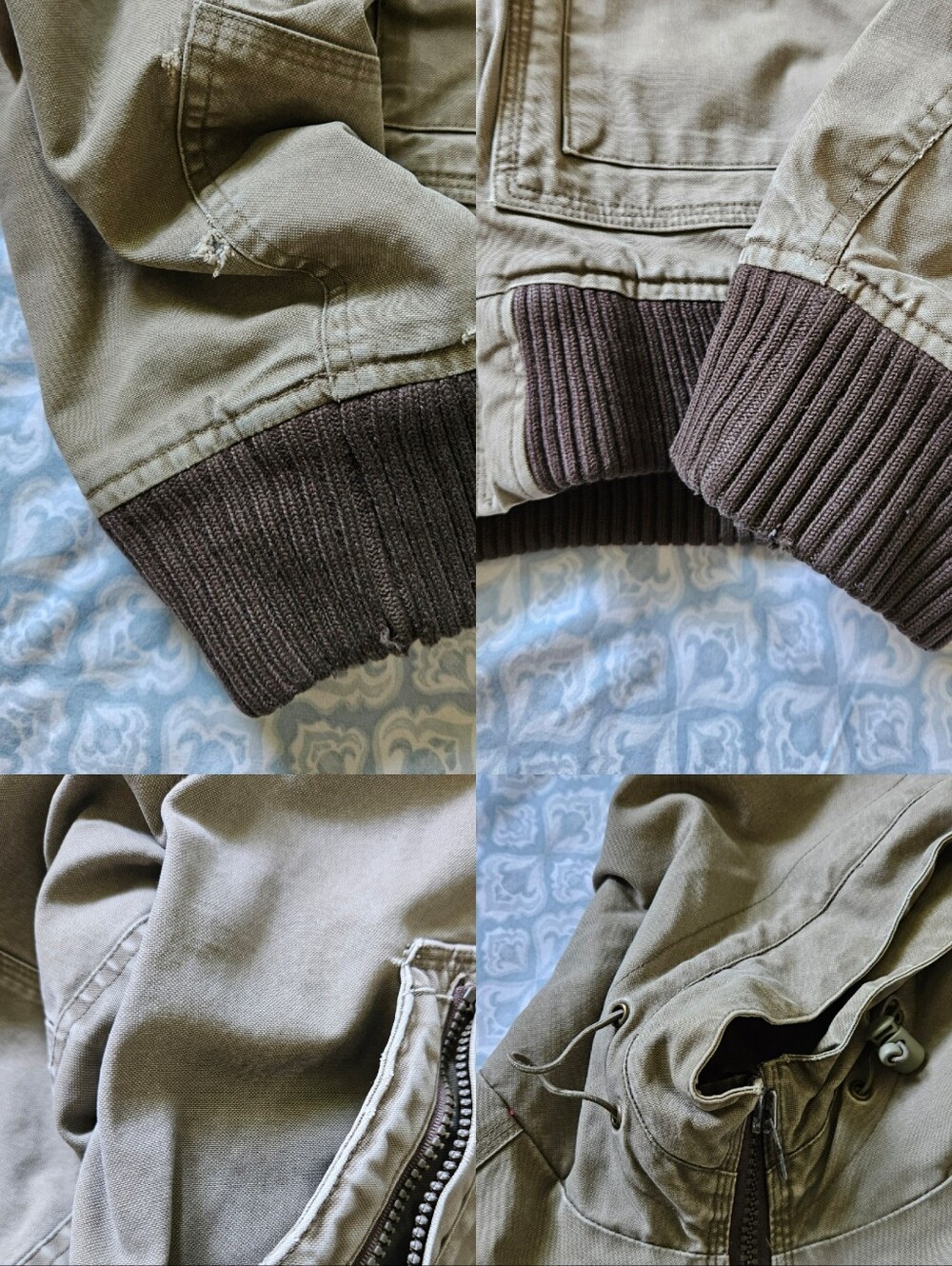 Vintage Y2K River Island Hooded Work Jacket - Picture 4 of 6